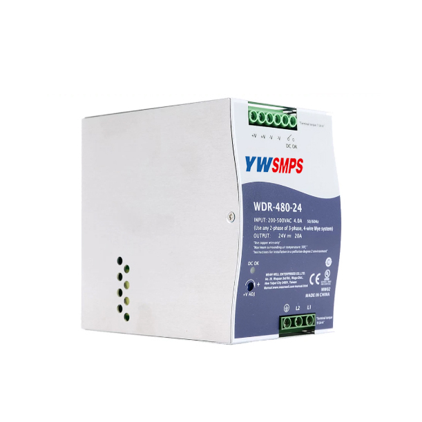 WDR-480单组输出导轨型工业电源